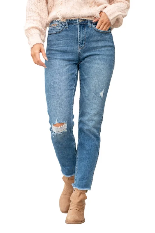 Howdy Jeans In Medium Blue Wash