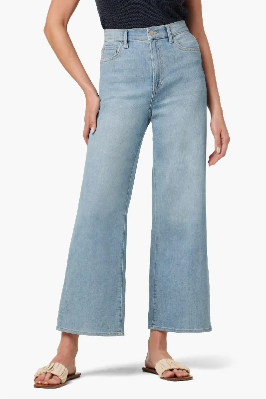 Mia High Rise Wide Ankle Jean In Admiration