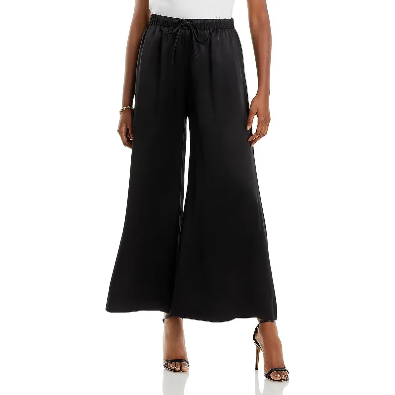 By Malene Birger Womens Clorella Satin Wide Leg Pants