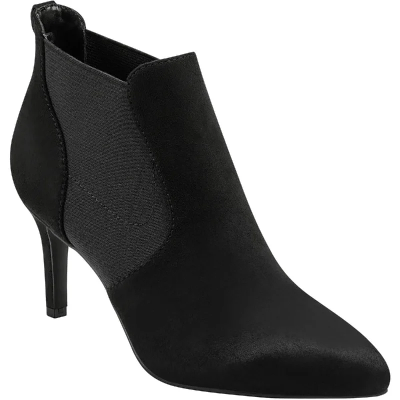 Bandolino Womens Gallo Faux Suede Booties