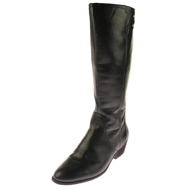 Dr. Scholl's Shoes Womens Brilliance Wide Calf Faux Leather Riding Boots