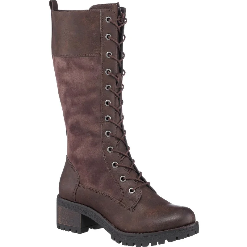 GC Shoes Womens Rook Tall Combat & Lace-up Boots