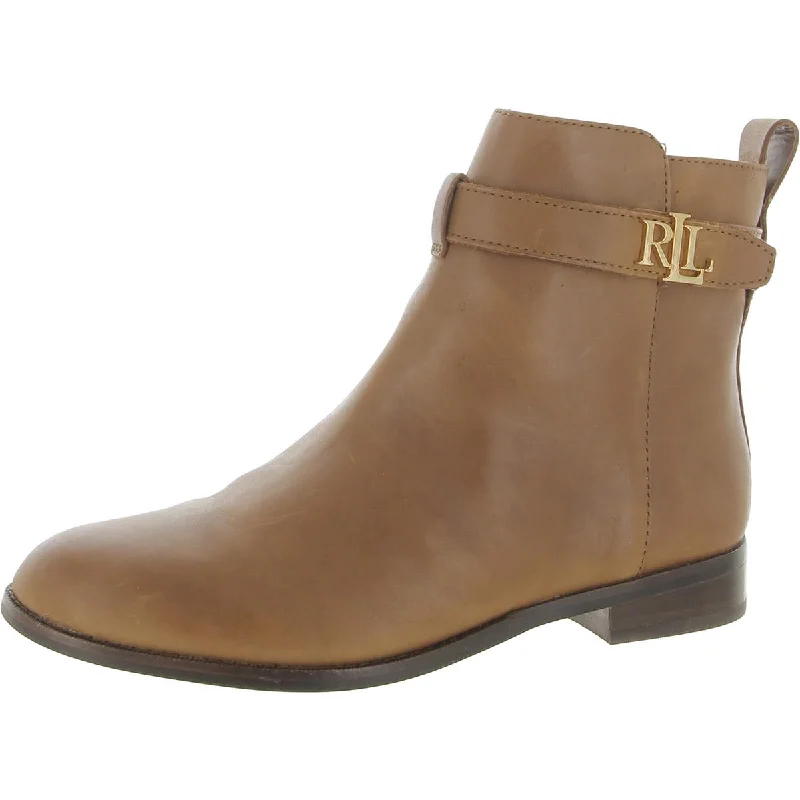 Lauren Ralph Lauren Womens BRIELE Zipper Ankle Boots