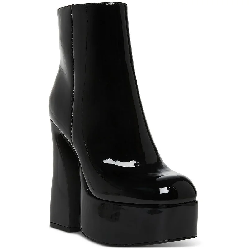 Madden Girl Womens Kourt Block Heel Ankle Booties