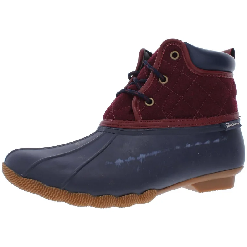 Skechers Womens Pond Lil Puddles  Quilted Waterproof Winter Boots