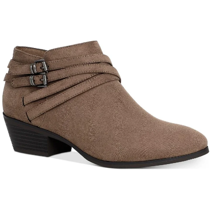 Style & Co. Womens WILLOW Block Heel Ankle Boots