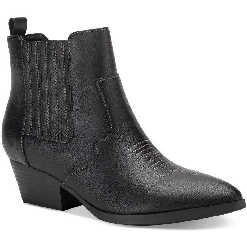 Sun + Stone Womens Grangerrp Pointed toe short Booties